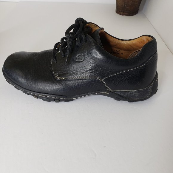 Born Comfort & Casual Leather Black Oxford Size 9 - Picture 5 of 16